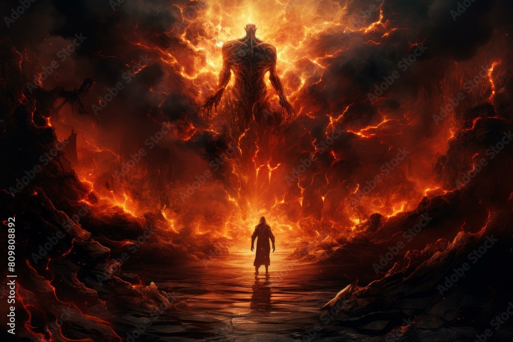 Unforgiving Souls hell fire. God soul. Generate Ai Unforgiving Souls hell fire. God soul. Generate Ai