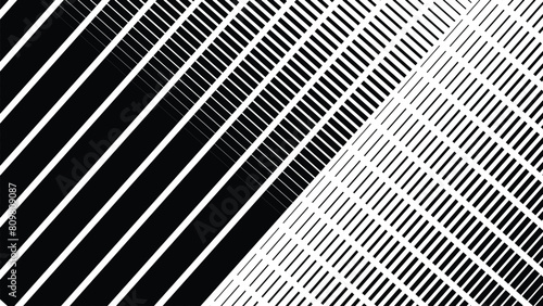 Black and white halftone pattern vector image for background or wallpaper