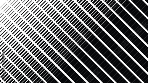 Wallpaper Mural Black and white halftone pattern vector image for background or wallpaper Torontodigital.ca