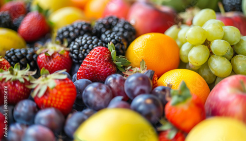 fruits background © The Stock Photo Girl