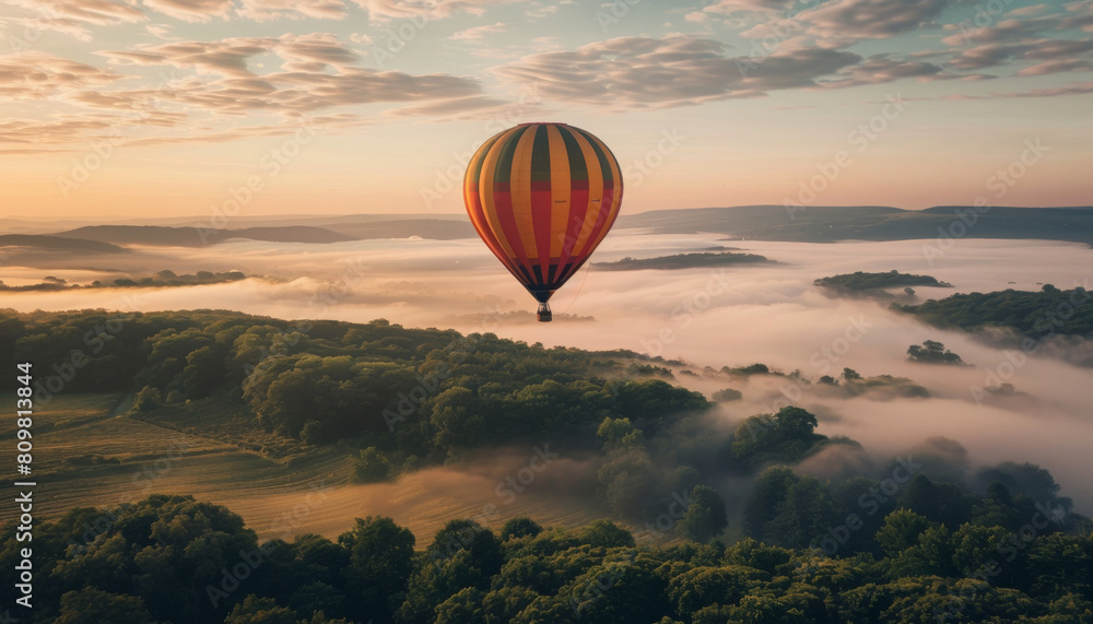 Obraz premium hot air balloon in the sky