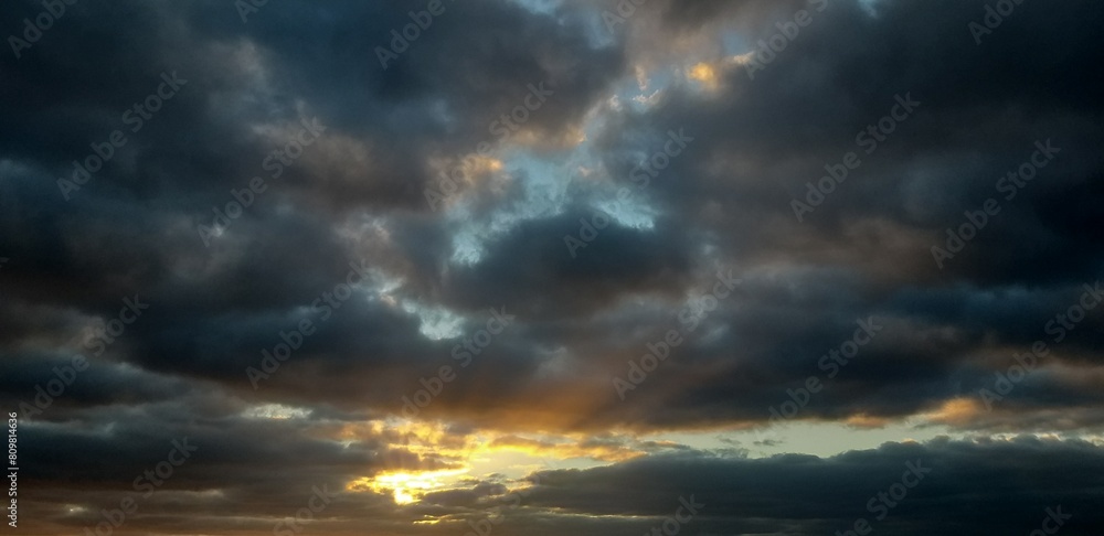 Fototapeta premium time lapse clouds
