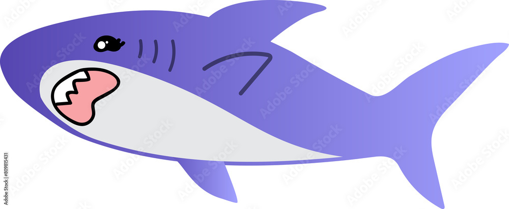 cute shark cartoon art, sea animal cute shark cartoon art, sea animal