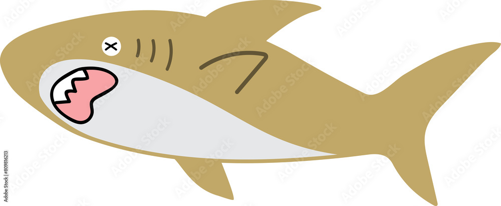 cute shark cartoon art, sea animal cute shark cartoon art, sea animal