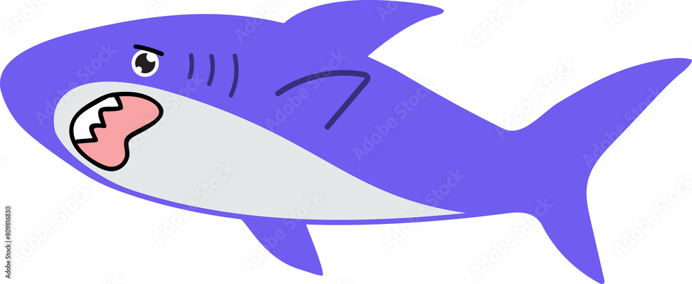 cute shark cartoon art, sea animal cute shark cartoon art, sea animal