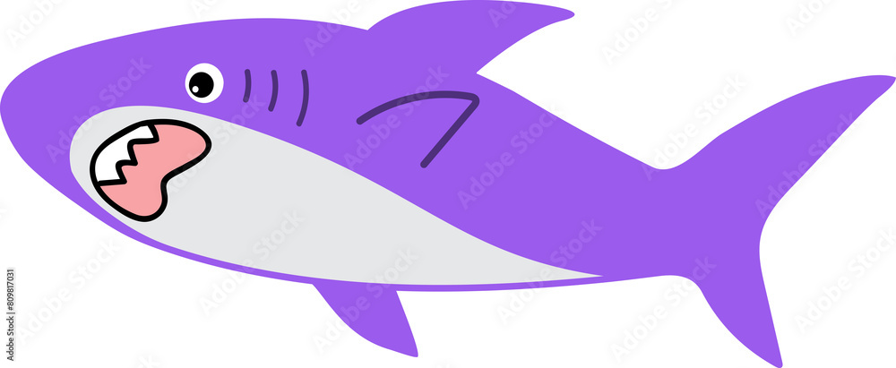 cute shark cartoon art, sea animal cute shark cartoon art, sea animal