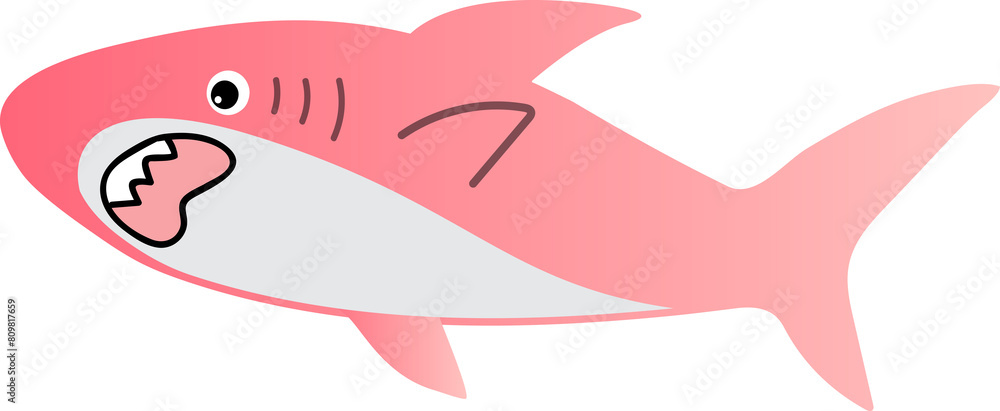 cute shark cartoon art, sea animal cute shark cartoon art, sea animal