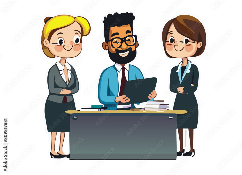 Fototapeta premium business people in office