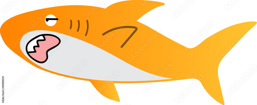 cute shark cartoon art, sea animal cute shark cartoon art, sea animal