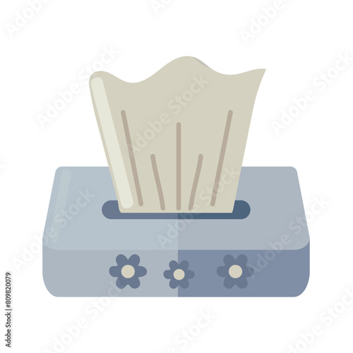 Tissue box icon clipart avatar logotype isolated vector illustration