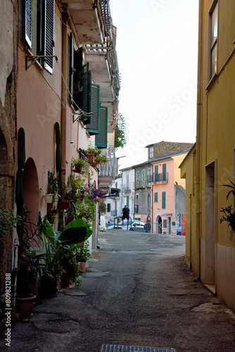the historic center of Ceprano Frosinone Italy