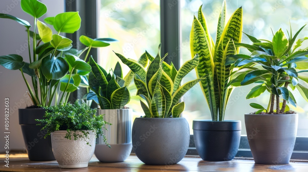 Obraz premium Balancing Humidity with Indoor Plants