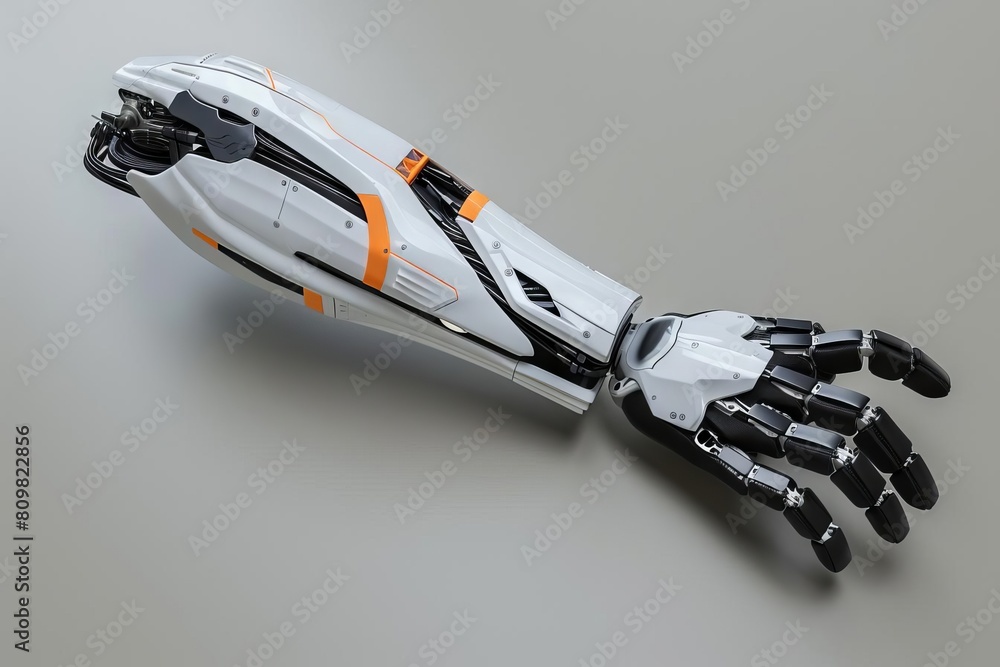 futuristic 3d printed prosthetic arm customizable accessibility solution realistic render futuristic 3d printed prosthetic arm customizable accessibility solution realistic render