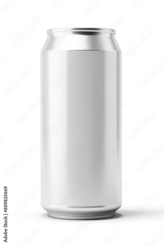 Blank Aluminum Soda Can on White Background for Brand Mockup Blank Aluminum Soda Can on White Background for Brand Mockup