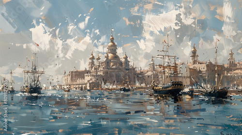 City on the sea © boyan