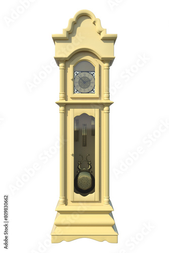 orologio a pendolo, orologio d'epoca, tempo barometro termometro 