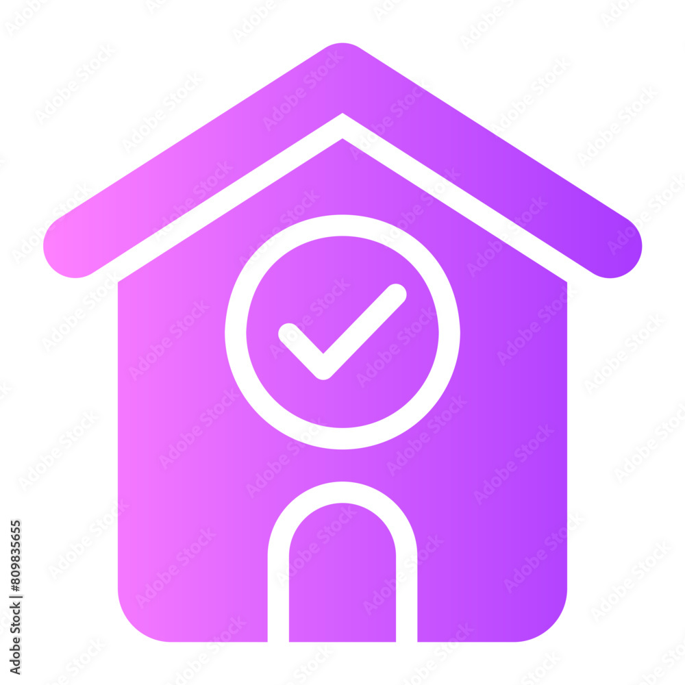 house gradient icon