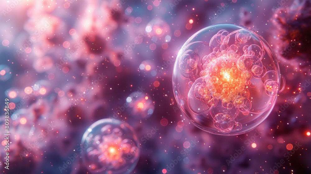 a visual journey through the realms of medical science with a mesmerizing backdrop of atom or molecule structures. a visual journey through the realms of medical science with a mesmerizing backdrop of atom or molecule structures.