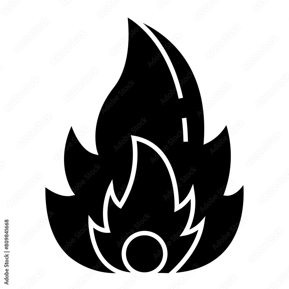 Fire icon. Fire flame symbol. Fire icon. Fire flame symbol.
