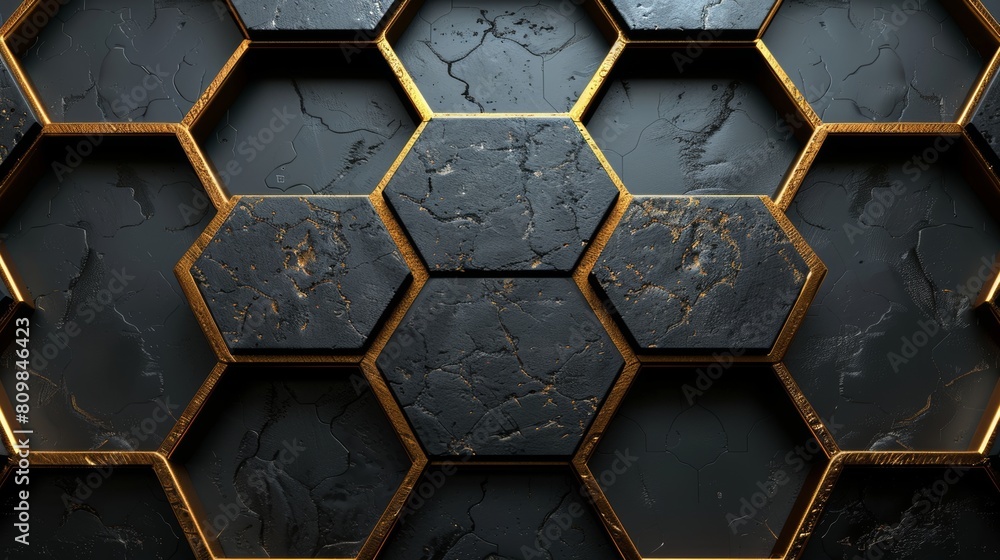 A grid of hexagons background. A grid of hexagons background.