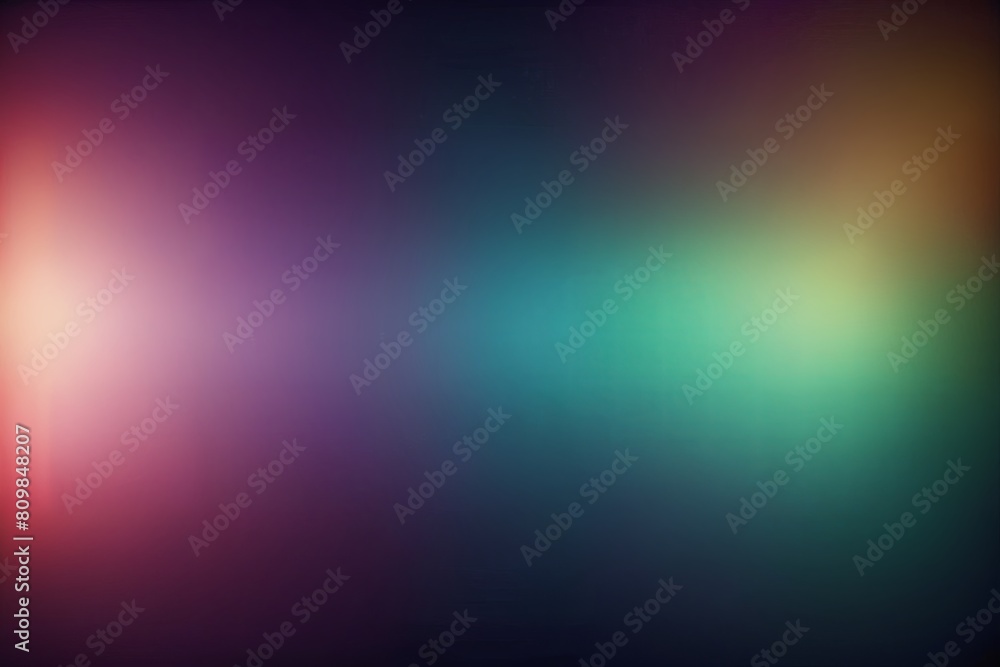 Fototapeta premium Colourful glare on a dark background.