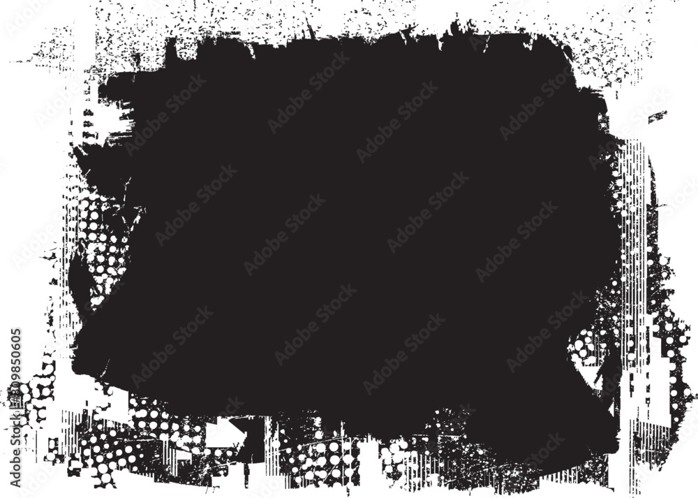 Glitch distorted grange shape . Noise grungy logo . Trendy defect error shapes . Glitched frame .Grunge textured . Distressed effect .Vector shapes Glitch distorted grange shape . Noise grungy logo . Trendy defect error shapes . Glitched frame .Grunge textured . Distressed effect .Vector shapes