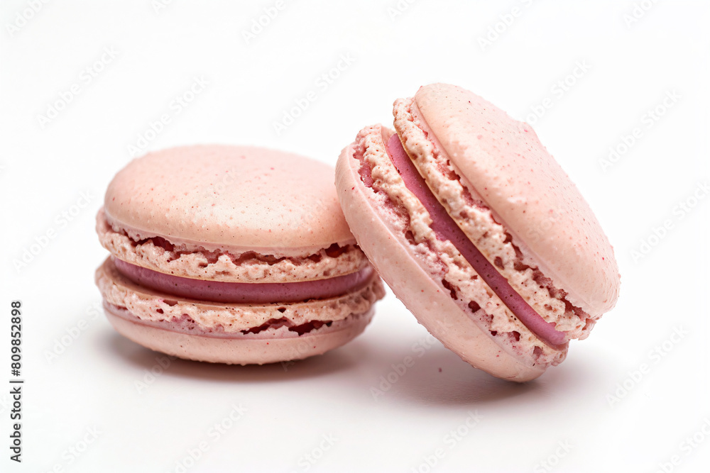 two macarons are stacked on top of each other two macarons are stacked on top of each other