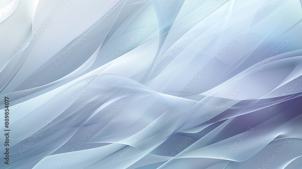 Fototapeta premium Abstract depiction featuring vibrant silk waves, offering a soft and elegant portrayal of fluid motion.