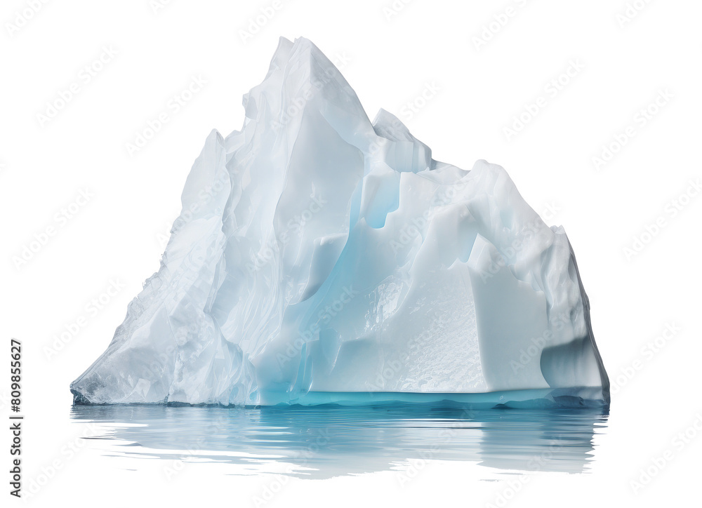 Obraz premium iceberg isolated on transparent background