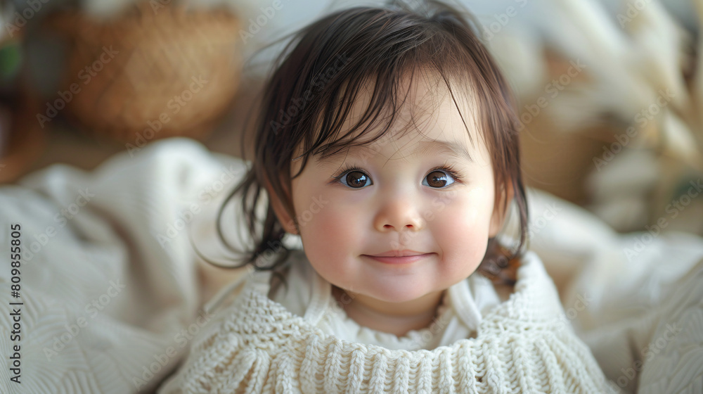 Cute smiling adorable asian baby girl. Beauty, studio, portrait, little. Cute smiling adorable asian baby girl. Beauty, studio, portrait, little.