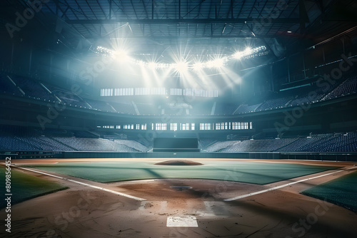 Baseball sports grand arena. photo