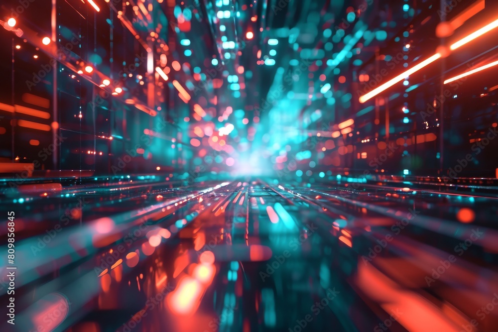 cyberpunk style background with a sense of technology, Future technology line background and light effect, Ai generated cyberpunk style background with a sense of technology, Future technology line background and light effect, Ai generated