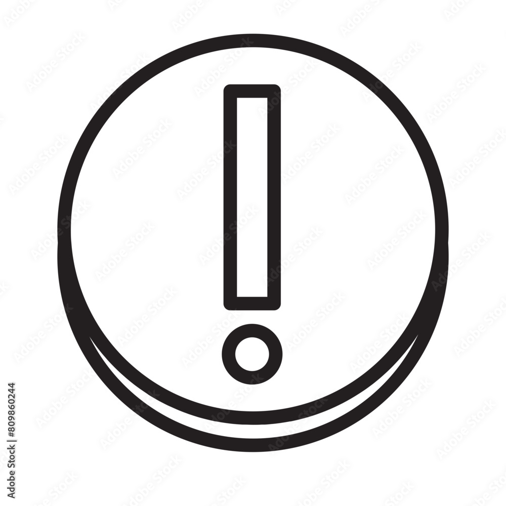 Alert Essentials Iso Line Icon Alert Essentials Iso Line Icon