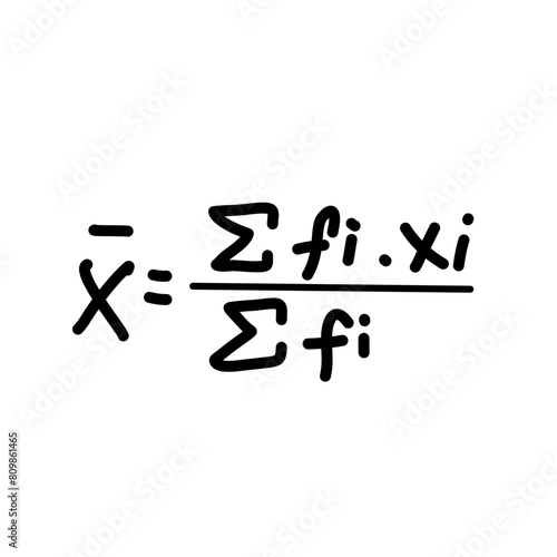 mathematical statistical formulas