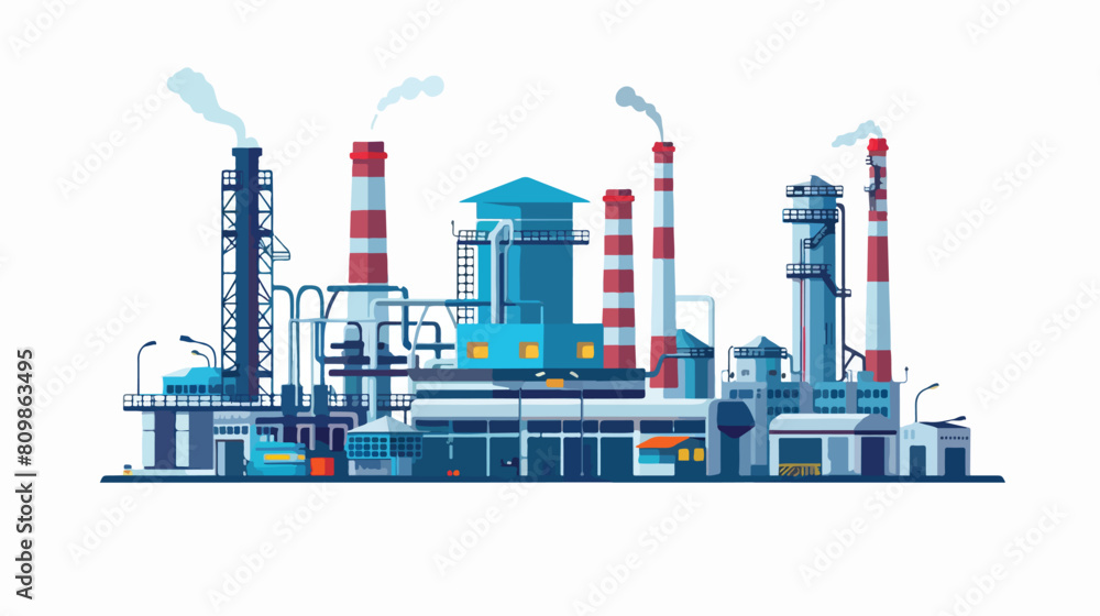 Power plant for electric energy production. Gas indus