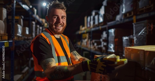 worker in warehouse