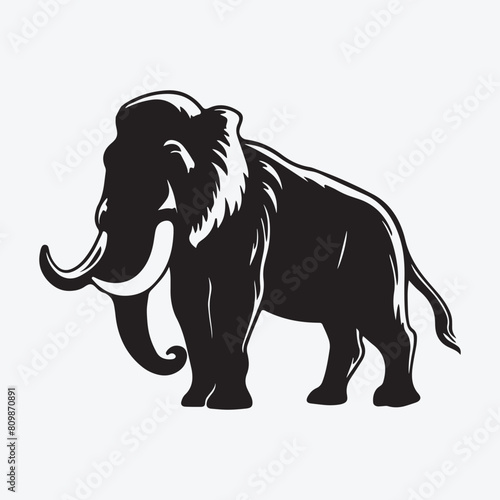 Elephant  Vector  Cartoon  Illustration  Flat Design