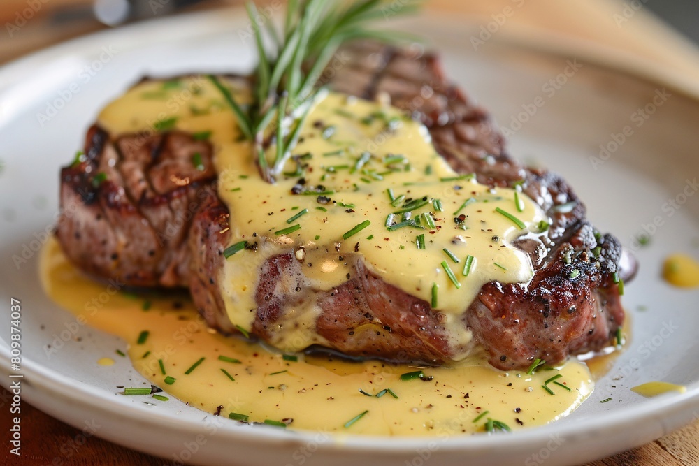 Explore the delectable world of béarnaise sauce, its creamy texture and savory flavor irresistible