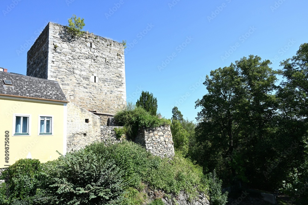 Stadtbefestigung von Drosendorf, Österreich, 07.09.2023