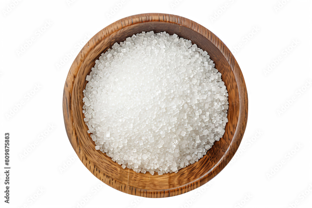 a bowl of white sugar on a white background a bowl of white sugar on a white background