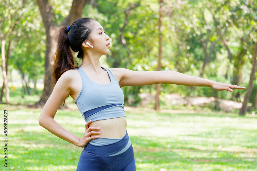 Woman doing yoga exercise in the park exercise concept health care. Woman doing yoga exercise in the park exercise concept health care.