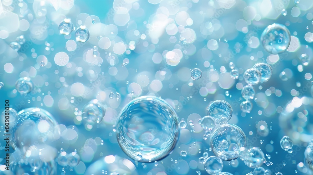 It sounds like you're envisioning a photo-realistic representation that combines cell molecules of water, blue bubbles, a molecular background It sounds like you're envisioning a photo-realistic representation that combines cell molecules of water, blue bubbles, a molecular background