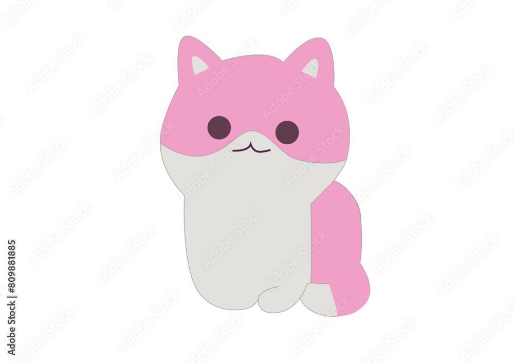 Obraz premium cat with a bow