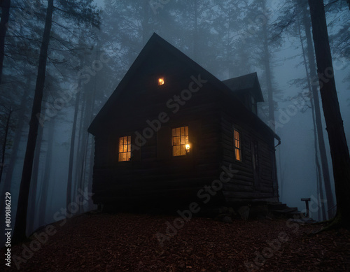 The Cabin in the Woods -  A Cabin's Dark Invitation, © HmD's Workplace 