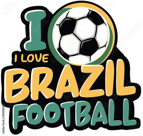 Wallpaper Mural I love brazil Torontodigital.ca