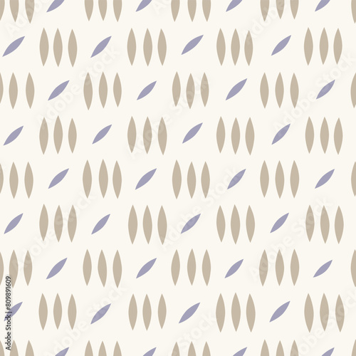 Seamless hand drawn pattern. Abstract background with hand drawn doodle shapes.
