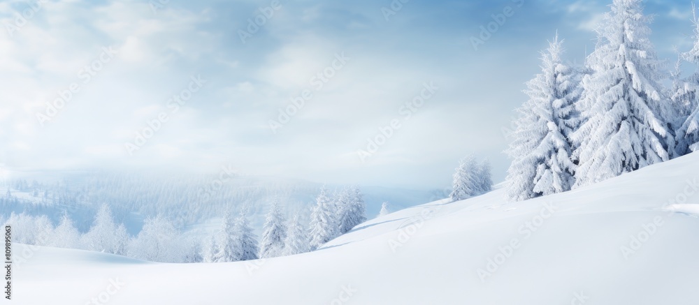 A winter background with ample copy space image A winter background with ample copy space image