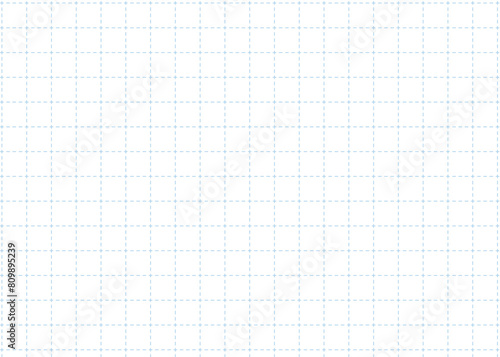 シンプルな点線の方眼紙パターン、正方形グリッドのパターン