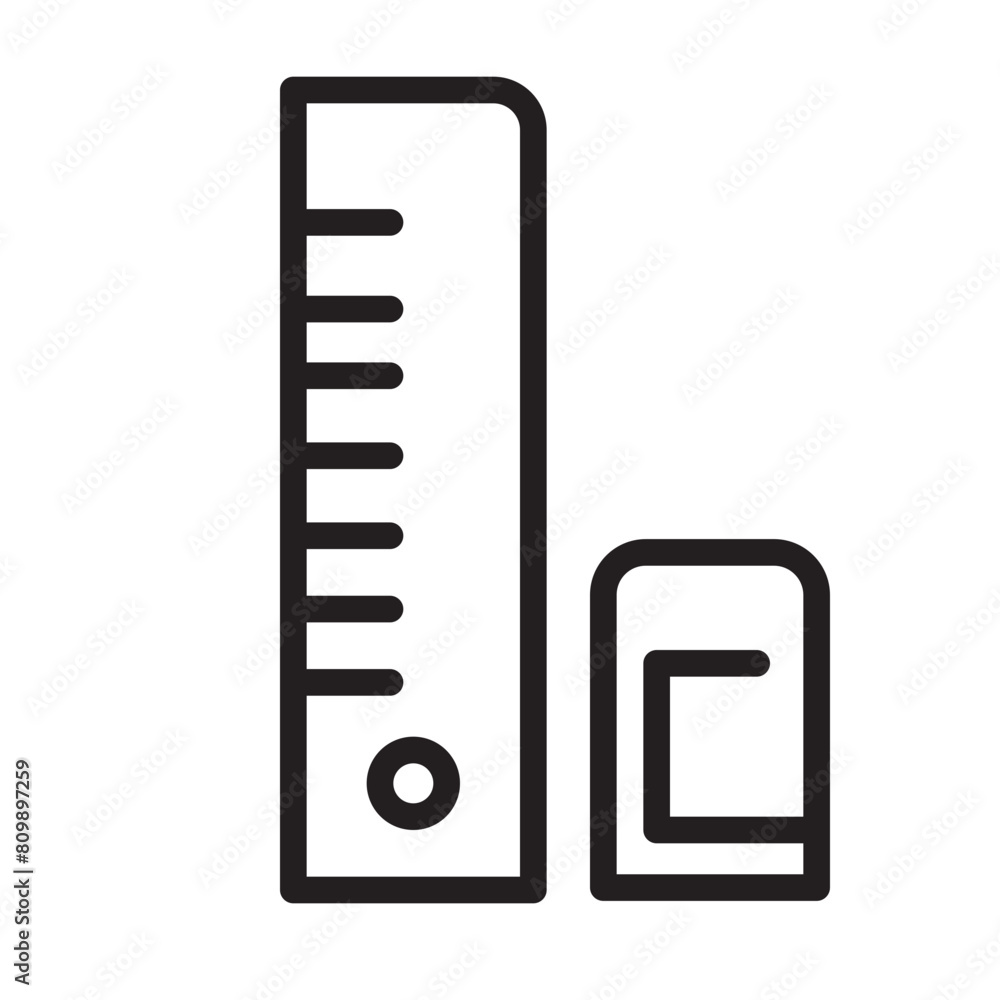 Education Elementary School Line Icon Education Elementary School Line Icon