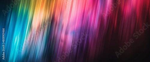 Vibrant Gradient of Blurred Lines in Spectrum Colors